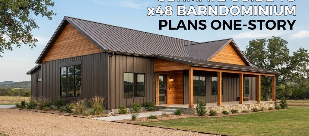 Top x48 Barndominium Plans for One-Story Living