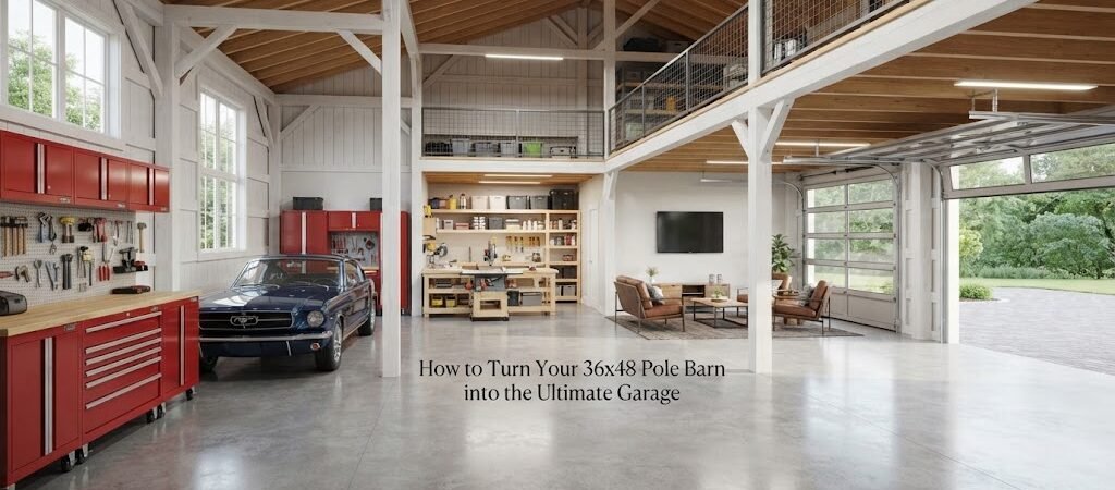 How to Turn Your 36×48 Pole Barn into the Ultimate Garage