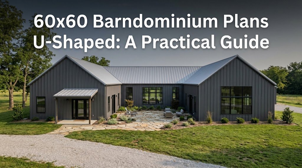 60×60 U-Shaped Barndominium Plans: Design Insights