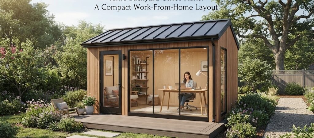 10×16 Backyard Office Plans: A Compact Work-From-Home Layout