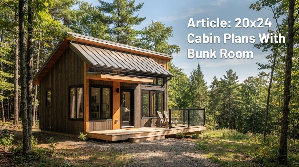 20×24 Cabin Plans With Bunk Room: Space-Savvy Designs