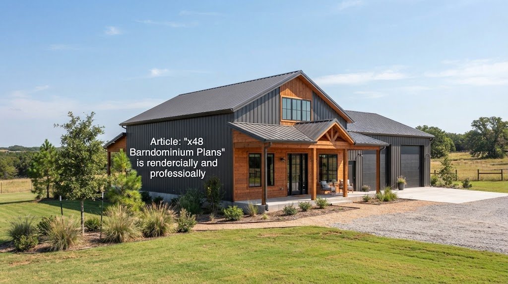 x48 Barndominium Plans: Customizable Spaces for Your Business