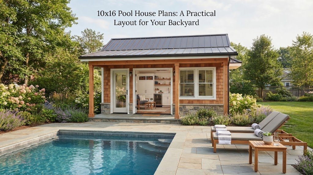 10×16 Pool House Plans: A Practical Layout for Your Backyard