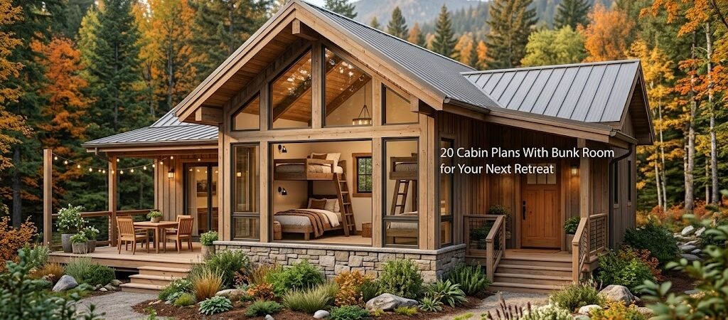 20 Cabin Plans with Bunk Rooms for Cozy Family Retreats