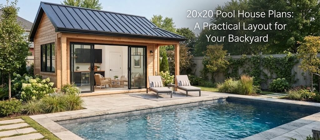 20×20 Pool House Plans: A Practical Layout for Your Backyard
