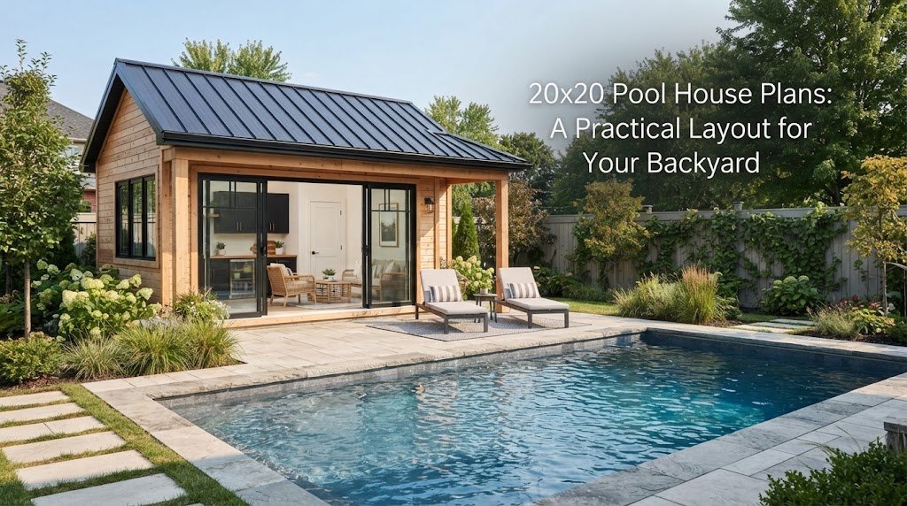 20×20 Pool House Plans: A Practical Layout for Your Backyard