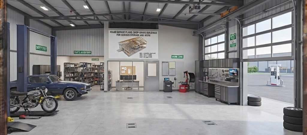 40×60 Garage Plans: Smart Choices for Storage and Workspaces