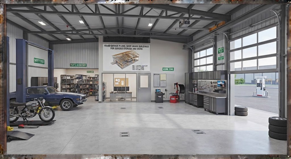 40×60 Garage Plans: Smart Choices for Storage and Workspaces