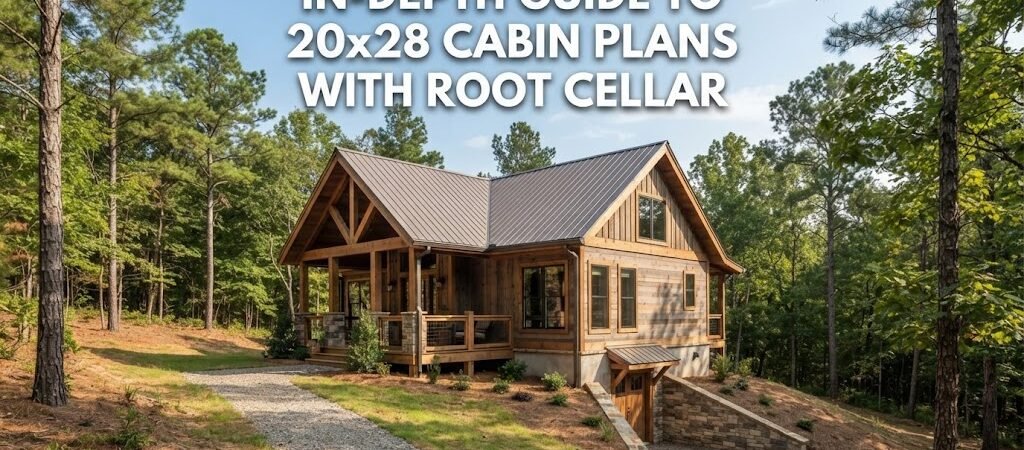 20×28 Cabin Plans with Root Cellar: Your Guide to Smart Building