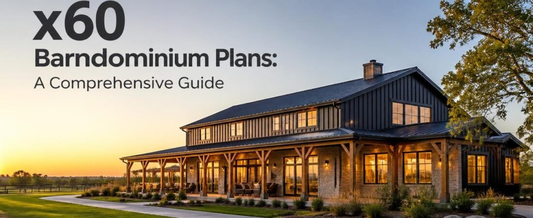 x60 Barndominium Plans: Versatile Living for Homeowners