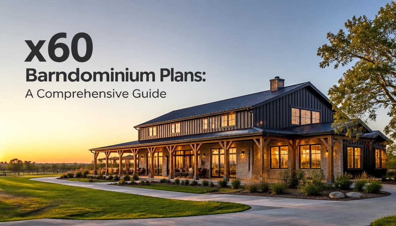 x60 Barndominium Plans: Versatile Living for Homeowners