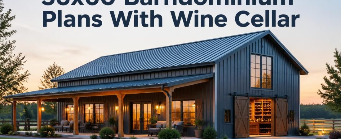 36×60 Barndominium Plans with Wine Cellar – Build Smarter