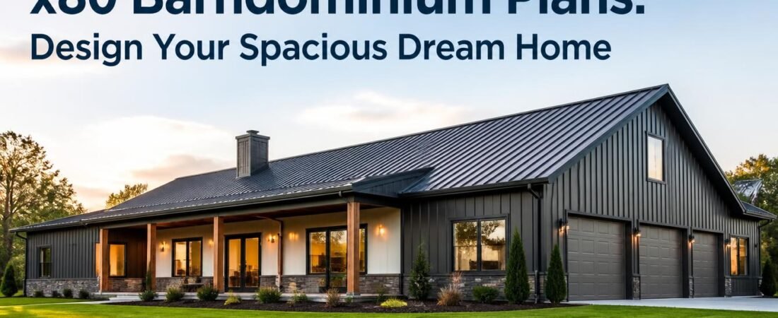 Explore Spacious x80 Barndominium Plans for Your Dream Home