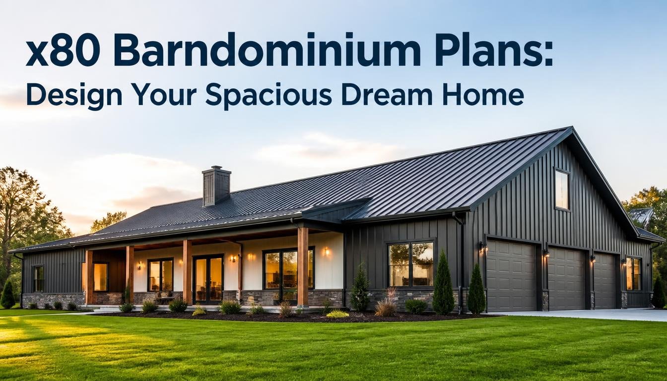 Explore Spacious x80 Barndominium Plans for Your Dream Home