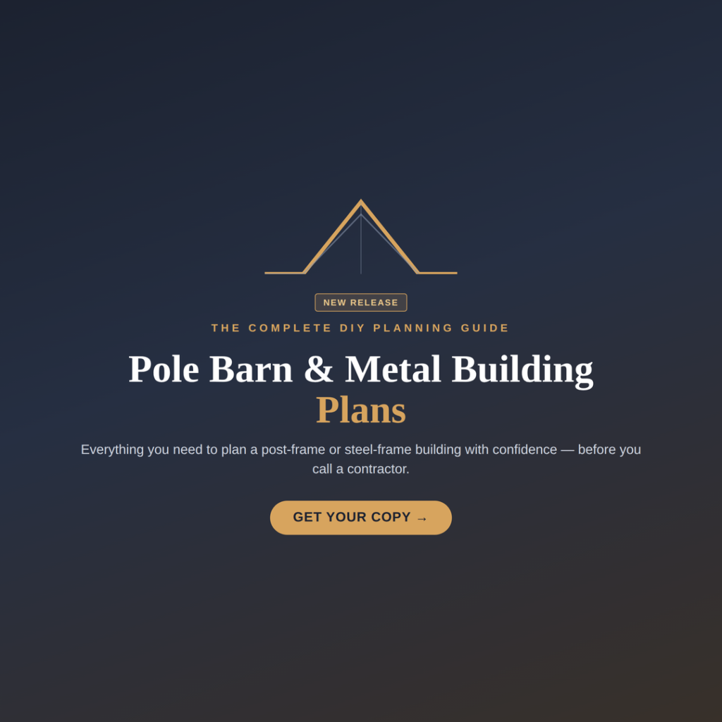 36x60 Pole Barn Plans: Sizes, Materials List & Cost Breakdown