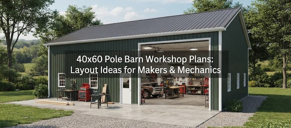 40×60 Pole Barn Workshop Plans: Layout Ideas for Makers & Mechanics