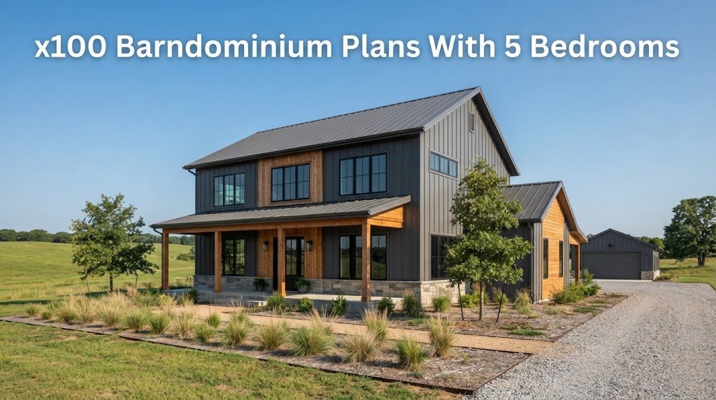 5-Bedroom Barndominium Plans: Spacious Solutions for Your Home